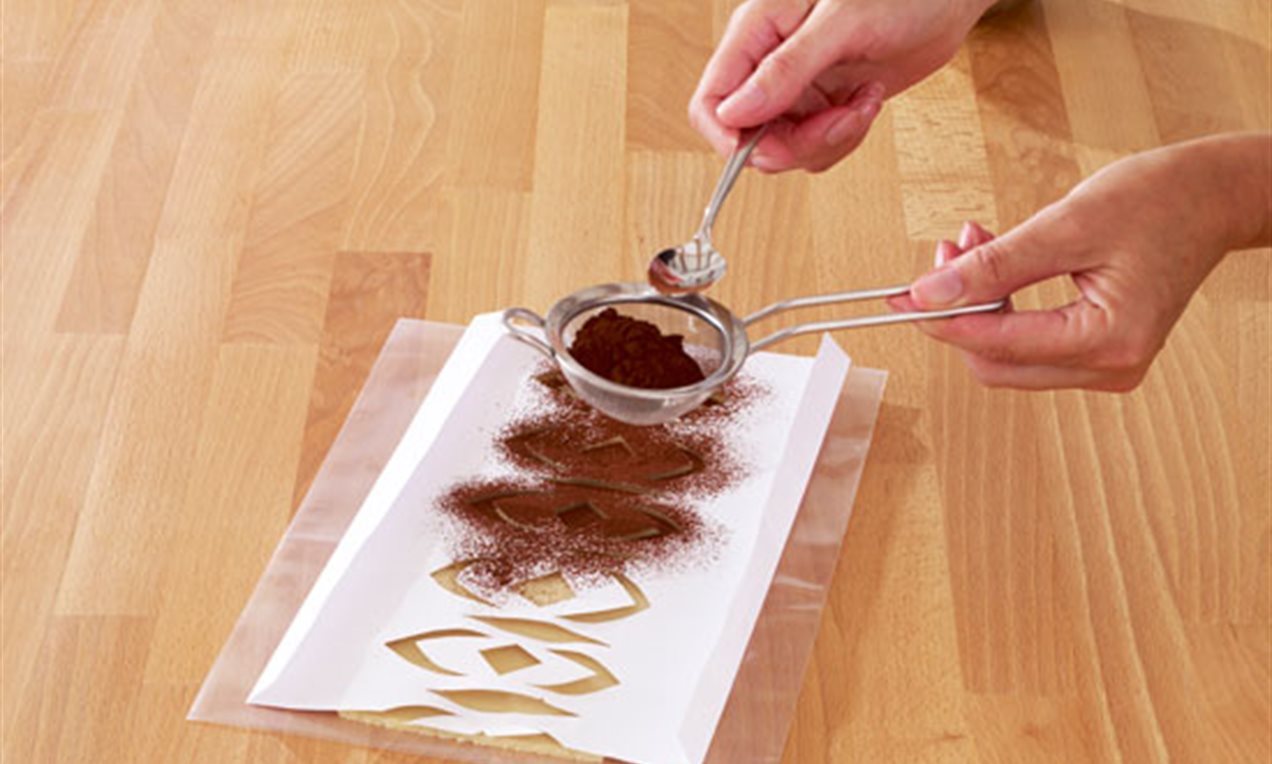 Picture - Kakao auf Schablone